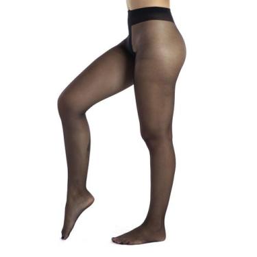 Imagem de Meia Calça Essencial Loba Fio 15 , G, Preto