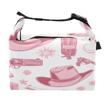 Imagem de STAYTOP Lancheira norte-americana de cowboy com fivela de alça, lancheira isolada para meninos e meninas, lancheira térmica para trabalho escolar