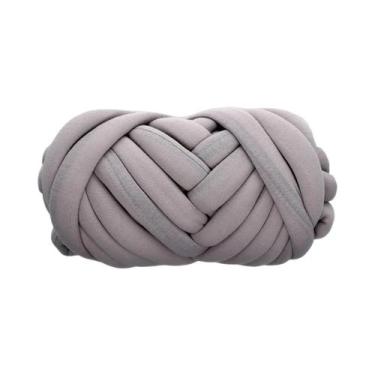 Imagem de Fio Grosso Super Bulky De 250g Para Tricô Manual, Crochê, Algodão Maci
