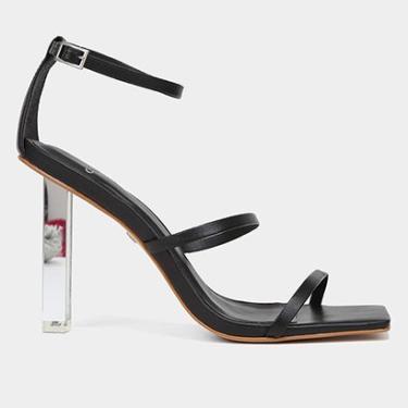 Imagem de Sandália Couro Carrano Salto Fino Espelho Feminina-Feminino