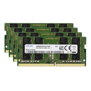 Imagem de Original de fábrica 64 GB (4 x 16 GB) compatível com HP ZBook 17 G6/Gen6 Mobile Workstation Laptop DDR4 2666MHz PC4-21300 SODIMM 2Rx8 CL19 1.2v Notebook módulo de memória RAM de atualização Adamanta