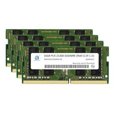 Imagem de Adamanta 64 GB (4 x 16 GB) Compatível com Dell Precision Workstation 3240 Laptop DDR4 2666MHz PC4-21300 SODIMM 2Rx8 CL19 1.2v Notebook Memory Module Upgrade RAM