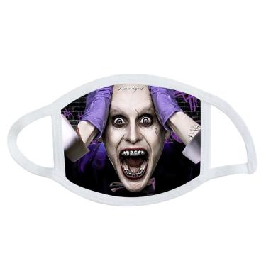 Imagem de Máscara facial Jokers com impressão 3D de algodão respirável e reutilizável