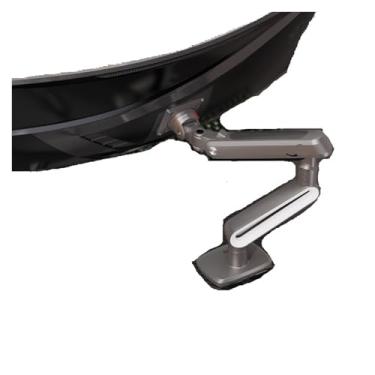 Imagem de BEGWVDJTP E-Sports Suporte para monitor de computador para jogos com braço robótico para mesa de elevação e rotação Suporte elevado suspenso S8 Rolamento de carga: 8 kg