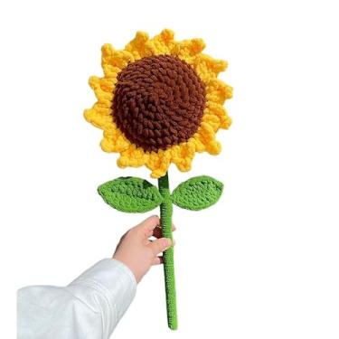 Imagem de Buquê de Girassol Amigurumi Lã Artesanal Perfeito para Temporada Formatura Presente Professor ou Após o Exame Nacional do Ensino Médio