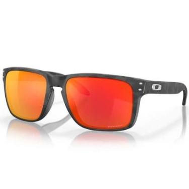 Imagem de Óculos de Sol Oakley Holbrook XL Matte Black Camo Prizm Ruby-Masculino