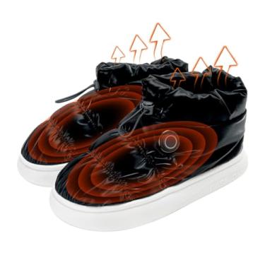 Imagem de Sapatos de aquecimento para pés,Sapatos de aquecimento,Chinelos de casa com elétrico respirável | elétricos para aquecer os pés, sapatos térmicos para os, inverno confortável d