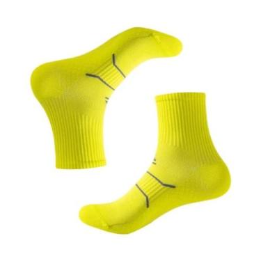 Imagem de Meias De Compressão Respiráveis Antiderrapantes Para Corrida Masculina