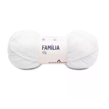 Imagem de Fio Família 40g Cor 0002 Branco - Pingouin