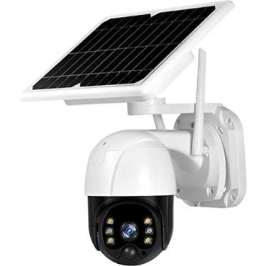 Imagem de Camera Segurança Dome Casa Wifi Icsee Energia Solar Full Hd