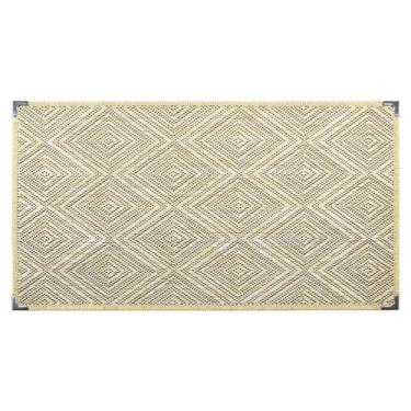 Imagem de Tapete 0,50x0,80 tapetinho capacho sisal lancer não escorrega moderno 