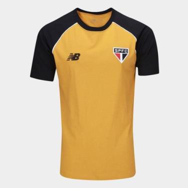 Imagem de Camisa Polo São Paulo Concentração 26/27 New Balance Masculino, Amarel