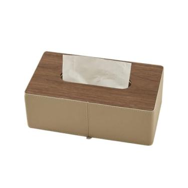 Imagem de Porta-toalhas de papel Caixa de lenços de papel para sala de estar, caixa de armazenamento doméstico caixa de lenços de papel criativa caixa de papel recipiente de lenços
