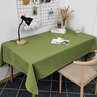 Imagem de Toalha de mesa de cor pura toalha de mesa de centro toalha de mesa retangular toalha de mesa impermeável decoração de festa toalha de mesa (cor: 10 especificações: 140 * 140 cm) (11 140 * 140 cm)