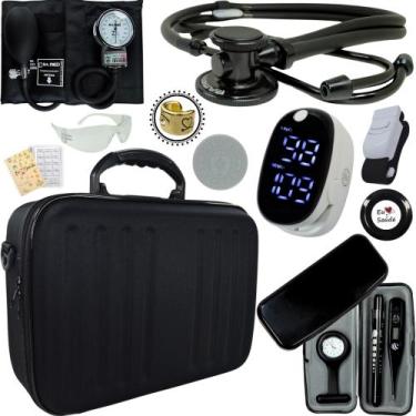 Imagem de Kit Estagio Saude Medicina Enfermagem Farmacia Completo Top - Love Sau