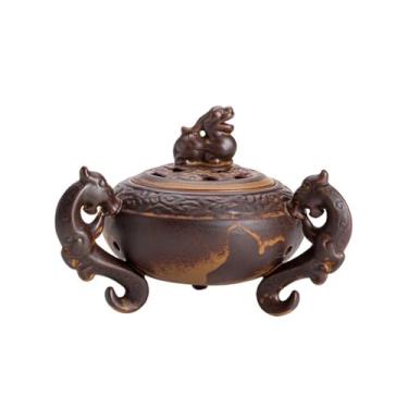 Imagem de Queimador de incenso doméstico queimador de incenso, cerimônia de chá, zen, queimador de sândalo, queimador de incenso, ornamentos para queimador de incenso