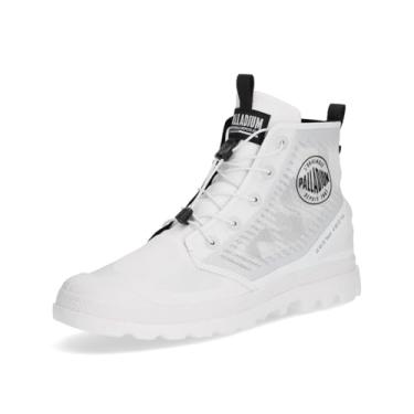 Imagem de Palladium Bota de tornozelo clássica unissex para adultos, Estrela branca (116), 6 Women/4.5 Men