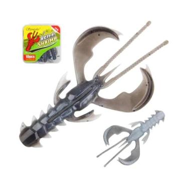 Imagem de Isca Artificial Flutuante Com Luz UV E Aroma De Camarão Para Pesca De 