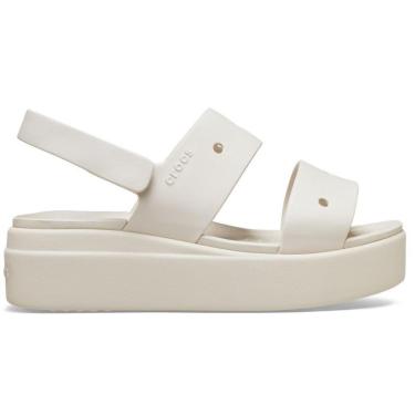 Imagem de Sandália Crocs Brooklyn 4U Sandal Stucco-Feminino