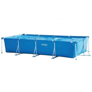 Imagem de Piscina Estrutural Retangular 7.127 Litros Pvc Armação Intex