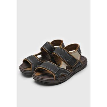 Imagem de Sandália Papete Infantil Menino Molekinho Masculina Básica Conforto OR