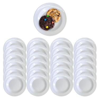 Imagem de 24 Pratos Para Sobremesa em Melamina Buffet e Restaurantes 17,5cm - Be