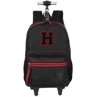 Imagem de Mochila Harry Potter Rodinhas Meninos Escolar Juvenil Casual