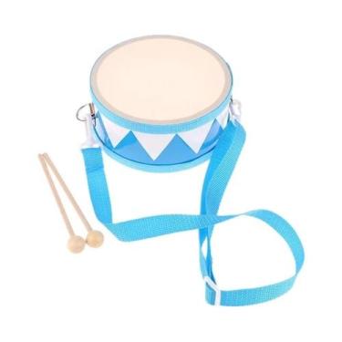 Imagem de Conjunto De Tambor De Percussão De Madeira Para Crianças Com Alça De T