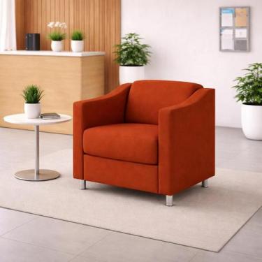 Imagem de Poltrona Decorativa Recepção Cadeira Manicure Cores - Balaqui Decor, T