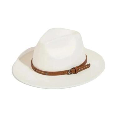 Imagem de Chapéu Fedora De Lã Feminino E Masculino Para Inverno E Outono, Aba Re