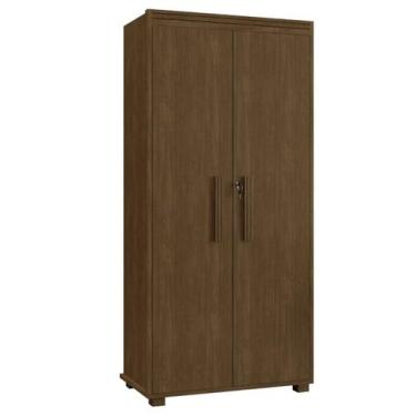 Imagem de Armário Multiuso 5 Prateleiras 2 Pts c/ Chave 100% MDF Apollo Legno - 