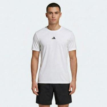 Imagem de Camiseta Adidas TR B 3 Stripes Branca, M