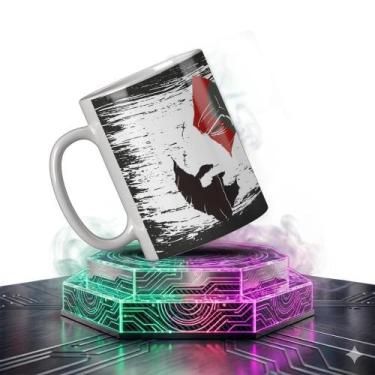 Imagem de Caneca God of War Ragnarök branca cerâmica 325ml com Estampa Geek  Pre