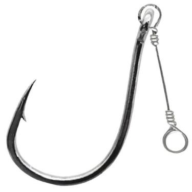 Imagem de Anzol Lori Chinu Black 04 Encastoado Simples 28x2 (25un)