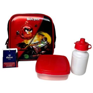 Imagem de Lancheira Escolar Térmica Infantil Personagem Angry Birds - Estampa 3d