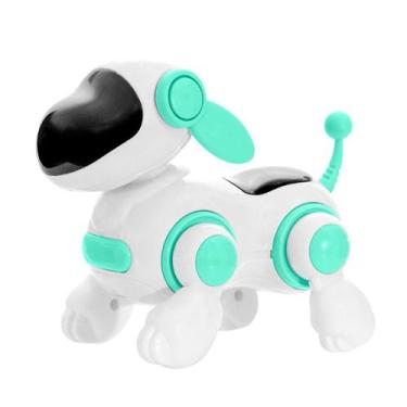 Imagem de Brinquedo Cachorro Robô Face Digital Verde- Art Brink