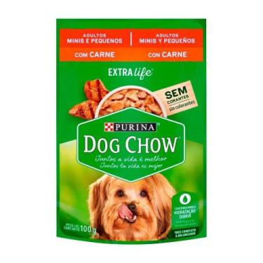 Imagem de Ração Dog Chow ExtraLife para Cães Adultos - Raças Pequenas Sabor Carn