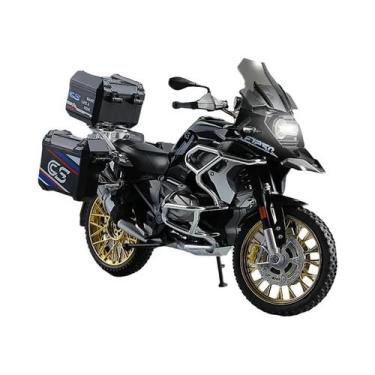 Imagem de Modelo De Moto R1250 GS ADV Em Escala 1:10, Brinquedo Em Liga Metálica