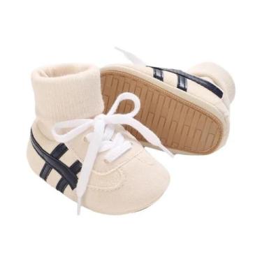 Imagem de Botas Infantis De Inverno Para Bebês, Sapatos Sólidos E Quentes, Com B
