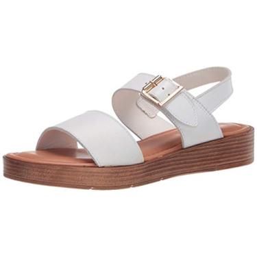 Imagem de Bella Vita Sandália plataforma feminina, Couro branco, 10