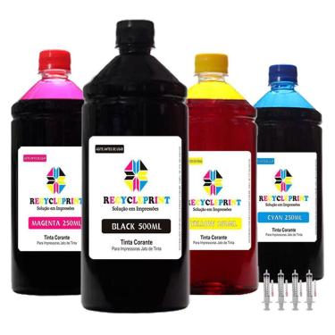 Imagem de Tinta Aplicável Epson L375 L395 L3150 L3110 Refil 1250Ml