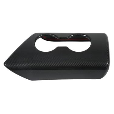 Imagem de Capa de moldura de suporte de copo de carro, decalque de colocação de garrafa de console de fibra de carbono para GR Supra J29 DB 2019