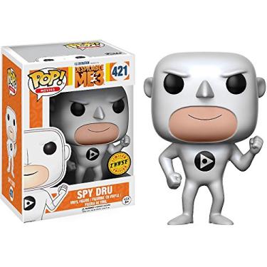 Imagem de Spy Gru (Edição Chase): Meu Malvado 3 x Funko POP! Boneco de vinil dos filmes e 1 POP! Pacote de protetor gráfico de plástico PET compatível [#421 / 13429 - B]