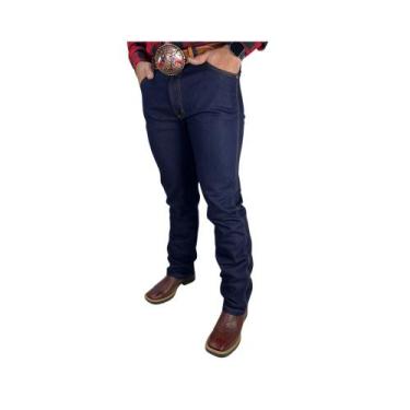 Imagem de Calça Country Masculina Jeans Canivete Os Boiadeiros Amaciada - Ref: 9