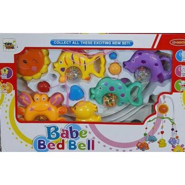 Imagem de Móbile Musical Giratório Brinquedo Para Berço Bebê Peixe - Toys