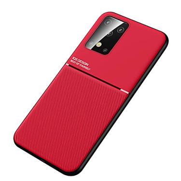 Imagem de Kepuch Mowen Case Capas Placa de Metal Embutida para Samsung Galaxy S20 Ultra/S11+ S11 Plus - Vermelho