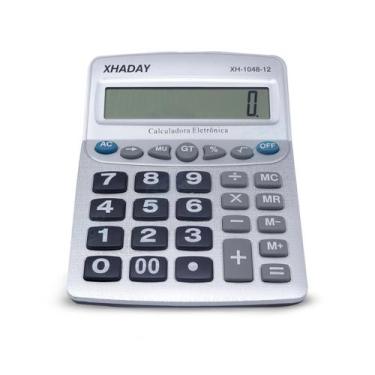 Imagem de Calculadora Grande De Mesa Tecla E Visor Grande - Calculator