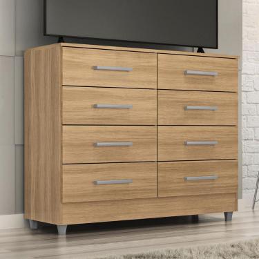 Imagem de Cômoda Raissa 8 Gavetas - Quarta Divisão