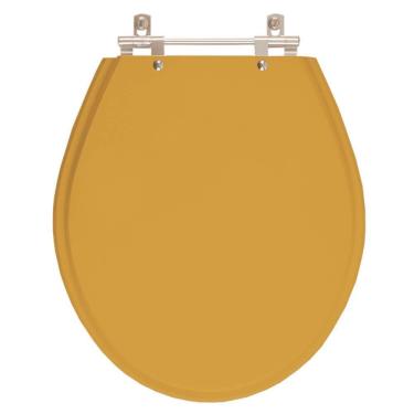 Imagem de Assento Sanitário Poliester Ravena Bege Castor para vaso Deca