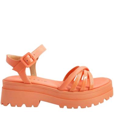 Imagem de Sandália Casual Anabela Feminina Tratorada Ramarim 2338201